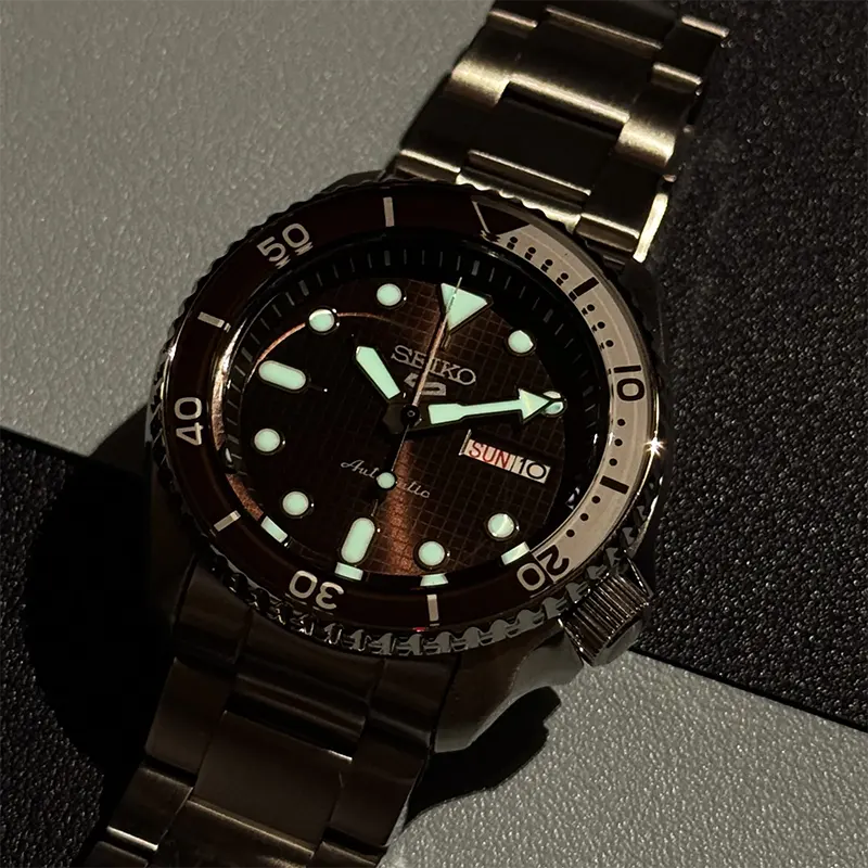 Seiko 5 Sports Limited Edition Brown Dial Men's Watch- SRPM13K1